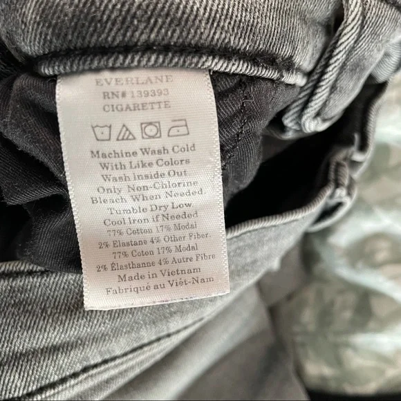 Everlane Authentic Stretch Hi Rise Cigarette Jean - 31 - Picture 6 of 7